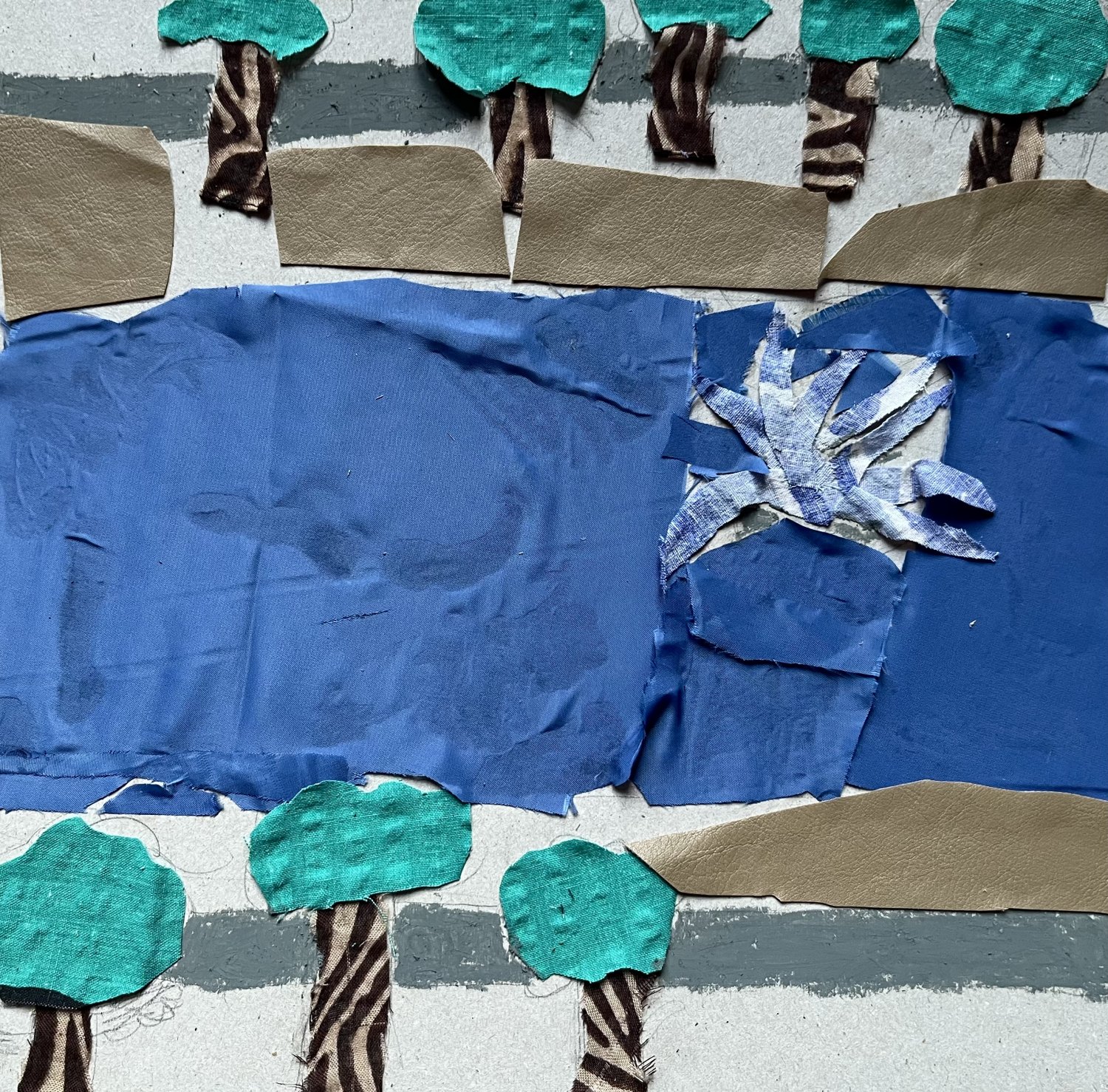 Fontanna wrocławska wraz z pergolą oczami uczestniczki zajęć w Centrum Kreatywności Talent.