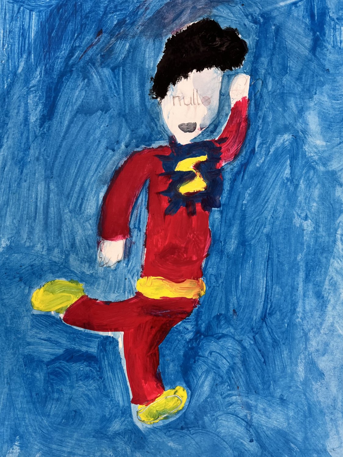 Postać o supermocach, która niesie pomoc potrzebującym dzieciom i dba o ich bezpieczeństwo.