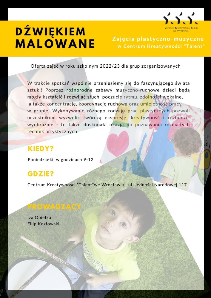 Plakat Dźwiękiem malowane