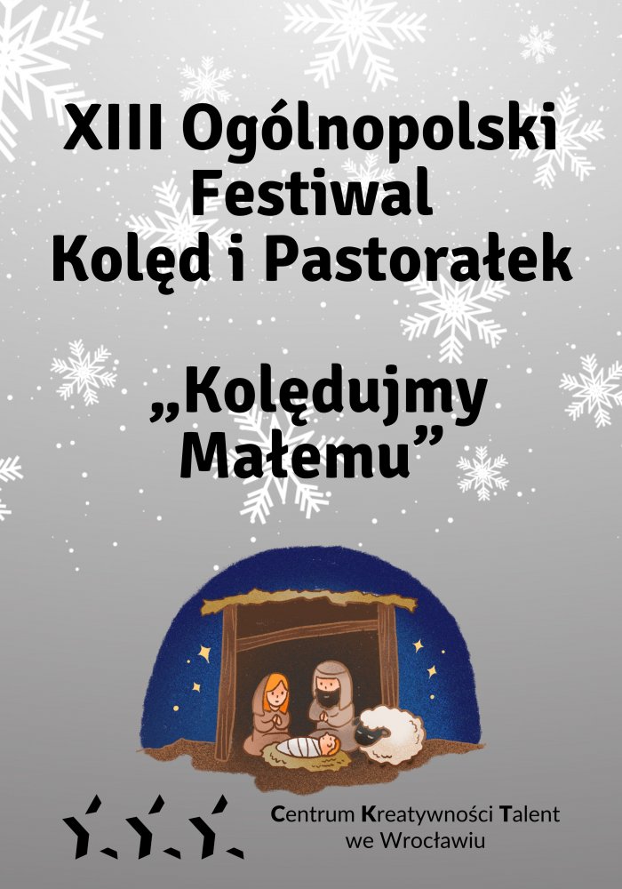 Plakat XIII Ogólnopolskiego Festiwalu Kolęd i Pastorałek