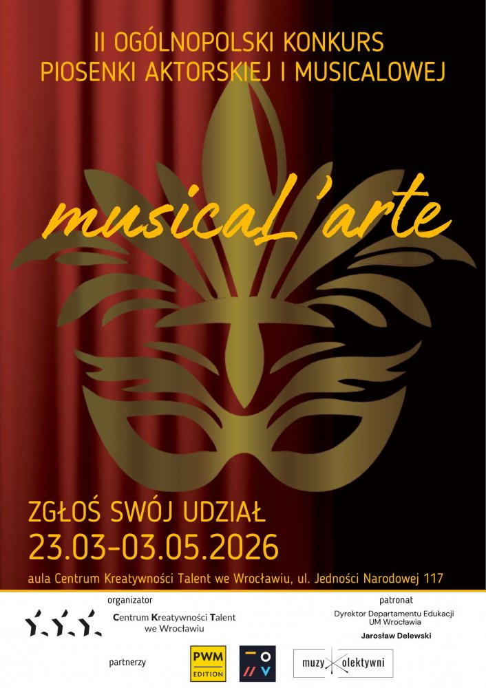 plakat konkursu "musikaL' arte"