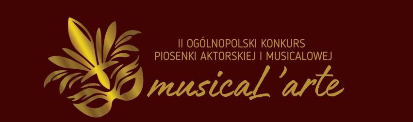 logo II Ogólnopolskiego Konkursu Piosenki Aktorskiej i Musicalowej „musicaL’arte”