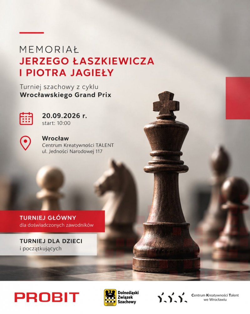 plakat konkursu szachowego